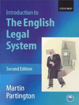Image of An Introduction to the English Legal System by Martin Partington Book
