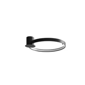 Image of Rio Integrated LED LED Semi Flush Light, Black, 3000K, 3870lm