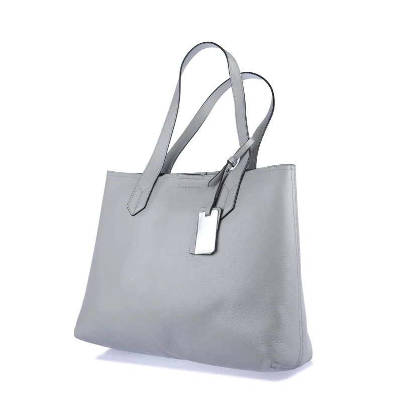 Image of Emporio Armani Leather Shopper Bag Multi Colour female One Size