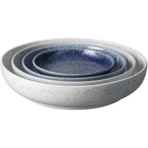 Image of Denby Studio Blue 4 Piece Nesting Bowl Set