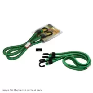 Image of Rolson Flat Elastic Strap, 1200mm, Yellow and Black