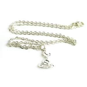 image of Spurs Silver Plated Crest Pendant and Chain