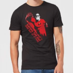 Image of Incredibles 2 Saving The Day Mens T-Shirt - Black