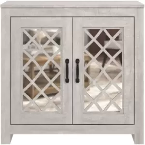 Image of Tiverton Shoe Cabinet Dusty Grey Oak - GFW