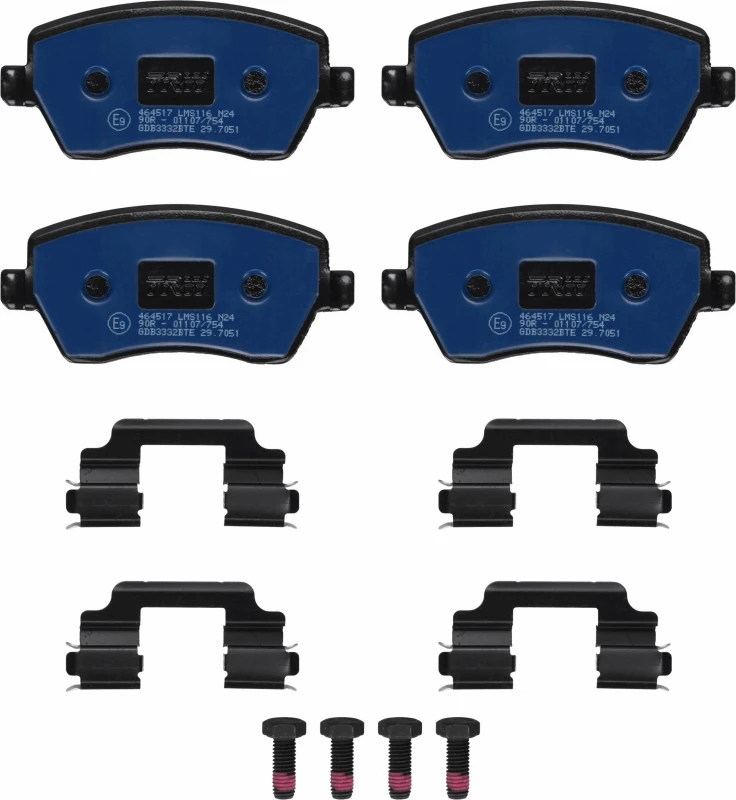 Image of Brake pad set TRW GDB3332BTE