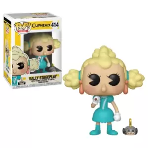 Image of Cuphead Sally & Wind Up Mouse Pop! Vinyl Figure