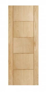 Image of Wickes Thame Internal 5 Panel Oak Veneer Door - 1981 x 762mm