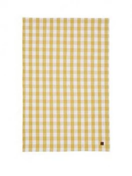 image of Ulster Weavers Ulster Weavers Yellow Gingham Tea Towels ; Set Of 2