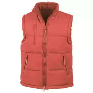 Image of Result Mens Ultra Padded Bodywarmer Water Repellent Windproof Jacket (2XL) (Red)