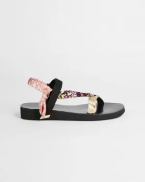 image of Flat Printed Sandal