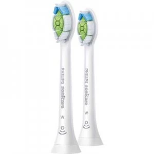 image of Philips Sonicare W Optimal White St & ard HX6062/10 Replacement Heads White Toothbrush 2Pcs