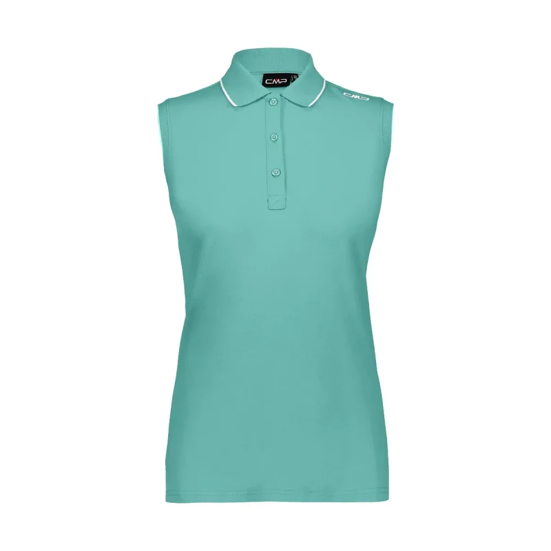 Image of CMP Woman's sleeveless polo shirt CMP Vert Female 2XS