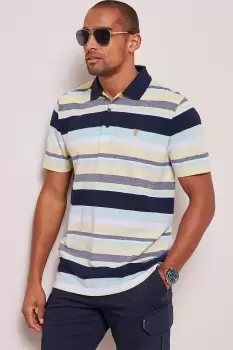 Guinness Birdseye Stripe Polo Shirt