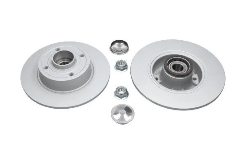 Image of KAVO PARTS BR-10208-C Brake disc Solid, Coated, with ABS sensor ring Brake Disc (82)