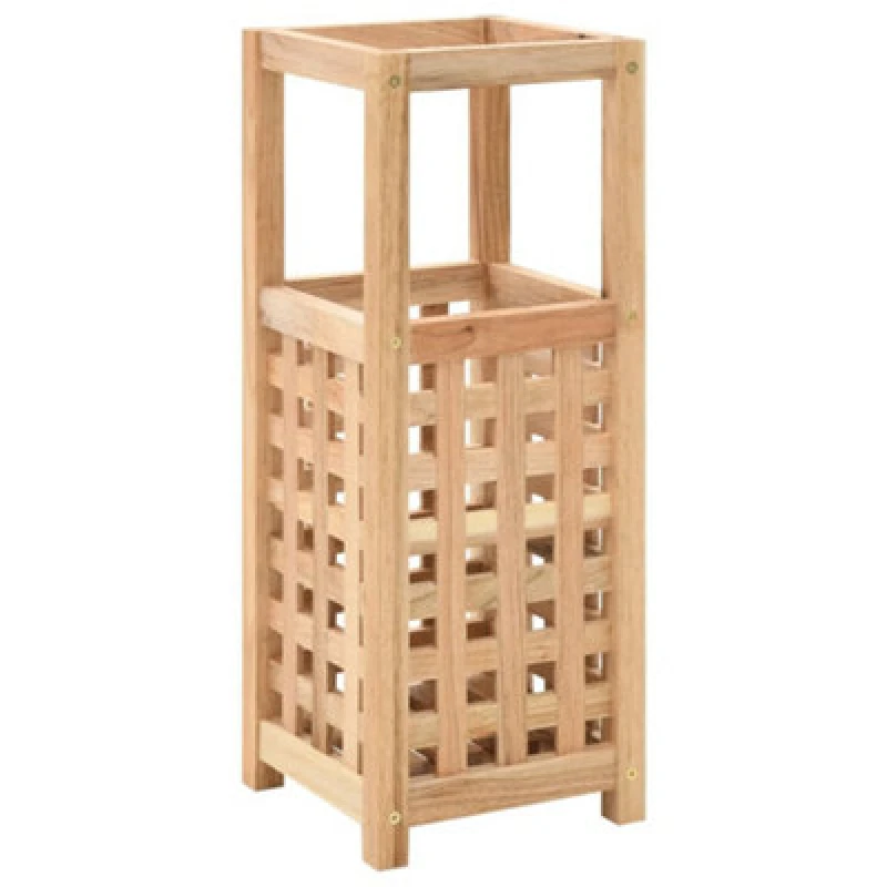 Image of Vidaxl Umbrella Stand Solid Walnut Wood 18X18X50 Cm