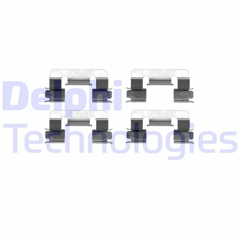 Image of DELPHI Brake pad fitting kit DELPHI LX0376