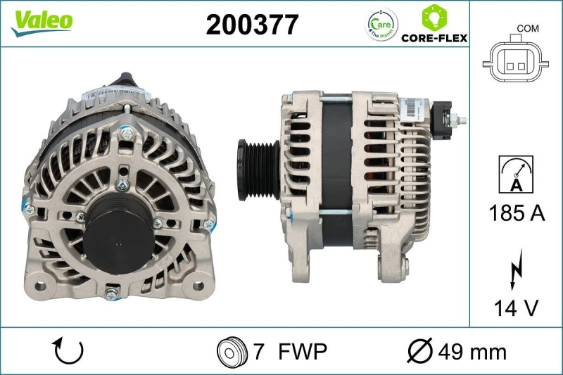 Image of Alternator VALEO 200377