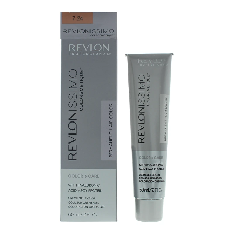 Image of Revlon Revlonissimo Colorsmetique 7.24 Coppery Pearl Blonde Hair Colour 60ml