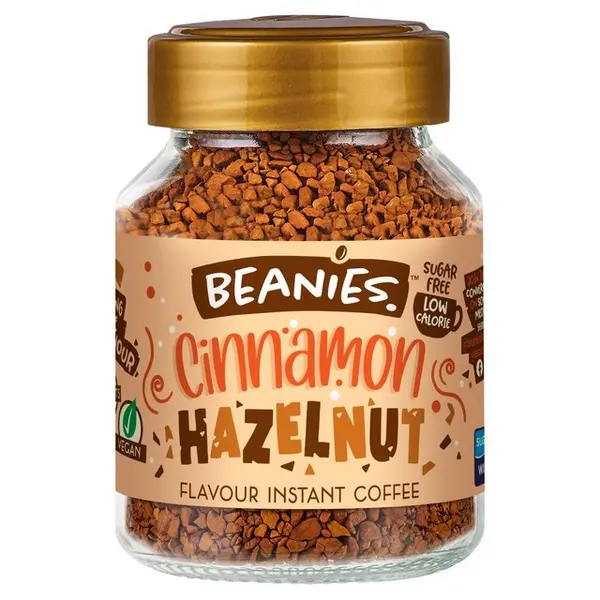 image of Beanies Cinnamon Hazelnut Instant Coffee 50g