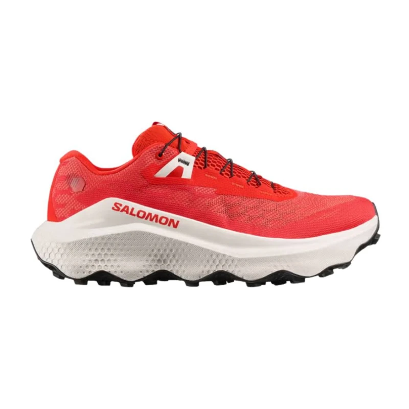 Image of Salomon Ultra Glide 4 Shoes Red White SS26, Size EU 46