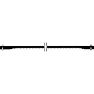 Image of Proxxon Micromot 28743 12 pc(s) Fret saw blade with cross pin, Normal teethed 12 pcs. Thin materials, soft and hard wood and plastic