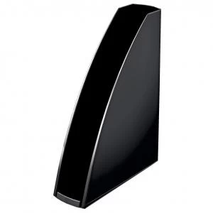 Image of Leitz WOW Magazine File. With thumbhole. A4. Black