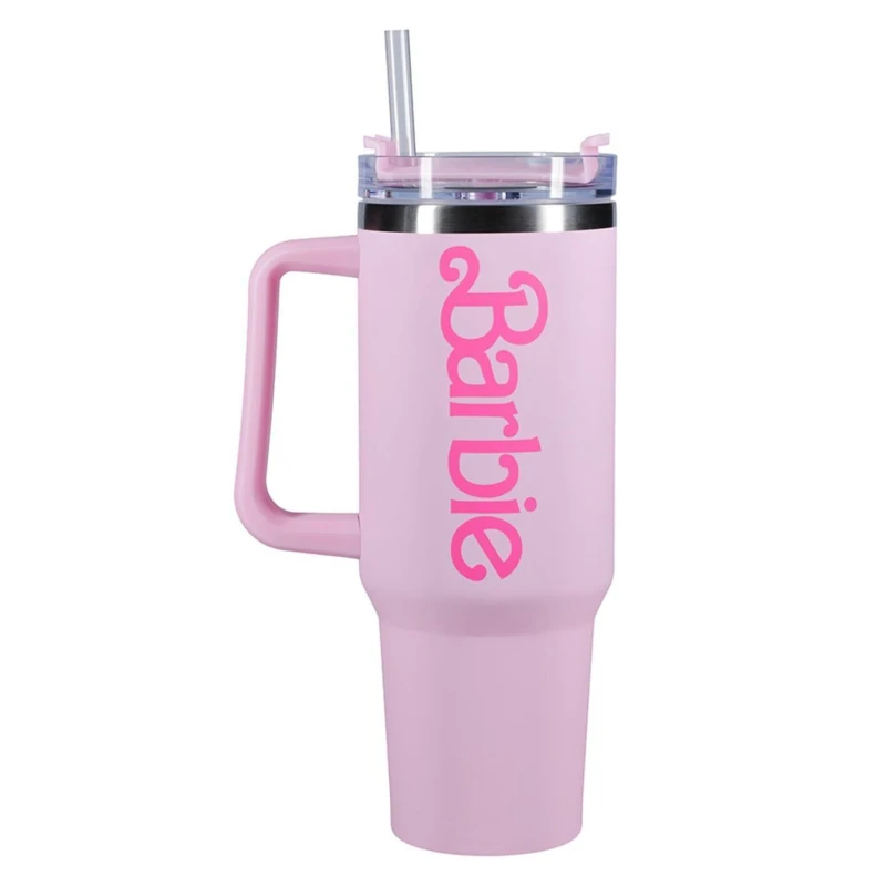 Image of Barbie XL 1200ml Multiway Travel Cup with Straw