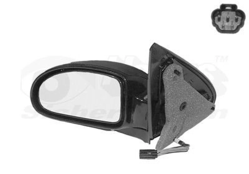 Image of VAN WEZEL Wing mirror VAN WEZEL 1858807