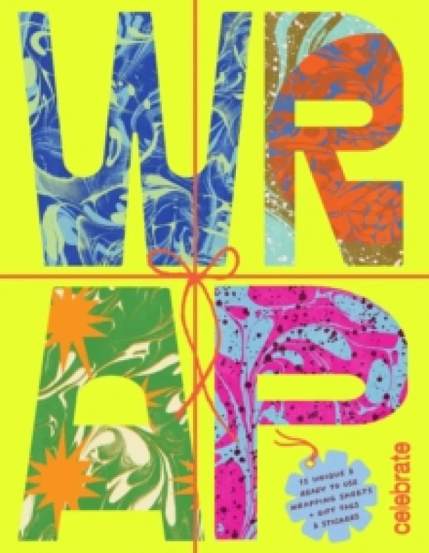 Image of WRAP: Celebrate - Gift Wrapping Paper Book with Gift Tags Paperback / softback