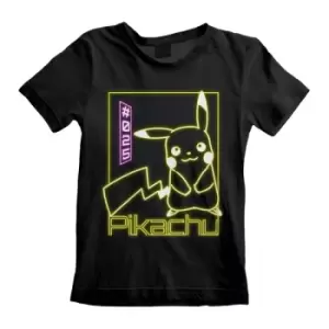 Image of Pokemon - Pikachu Neon (Kids) 9-11 Years