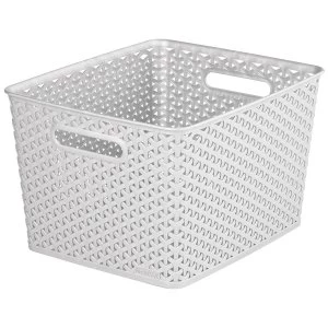 Image of Curver My Style Large Storage Basket - Grey