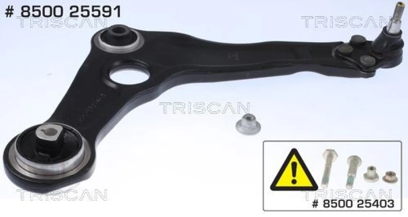 Image of TRISCAN Suspension arm TRISCAN 8500 25591