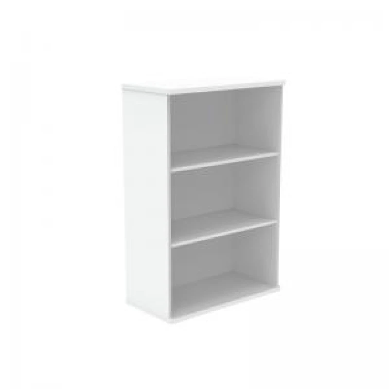 Image of Astin Bookcase 2 Shelves 800x400x1204mm Arctic White KF823803