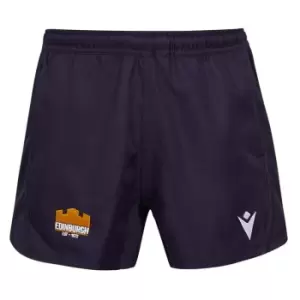 image of Macron Edinburgh Rugby Training Shorts Mens - Blue