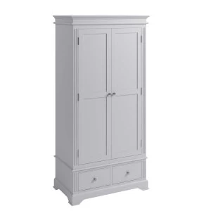 image of Bingley Double Wardrobe - Grey