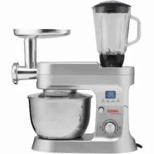 image of Cooks Professional G1184 Silver Multi Functional 1200W Stand Mixer