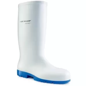 Image of Dunlop Unisex Acifort A181331 Classic Safety Wellington Boots (8 UK) (White) - White