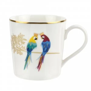 Sara Miller for Portmeirion Piccadilly Posing Parrots Mug