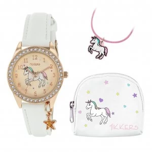 image of Tikkers Childrens Unicorn Watch Gift Set