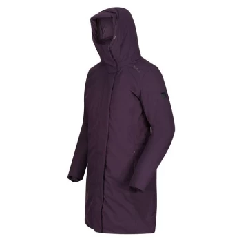 image of Regatta Womens Yewbank Waterproof Jacket - Dk Aubergine