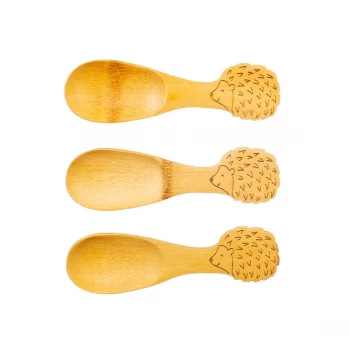 Image of Sass & Belle Bamboo Hedgehog Spoons - Set of 3
