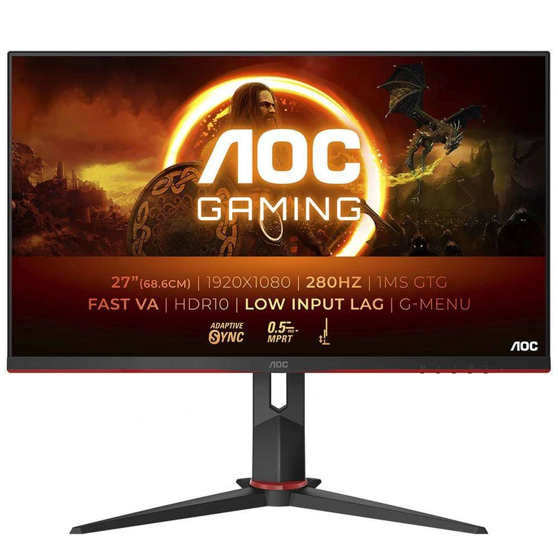 Image of AOC 27G2ZN3/BK Full HD 27" VA WLED Gaming Monitor - Black 4038986182270