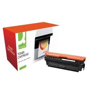 image of Q-Connect HP 508A Yellow Laser Toner Ink Cartridge