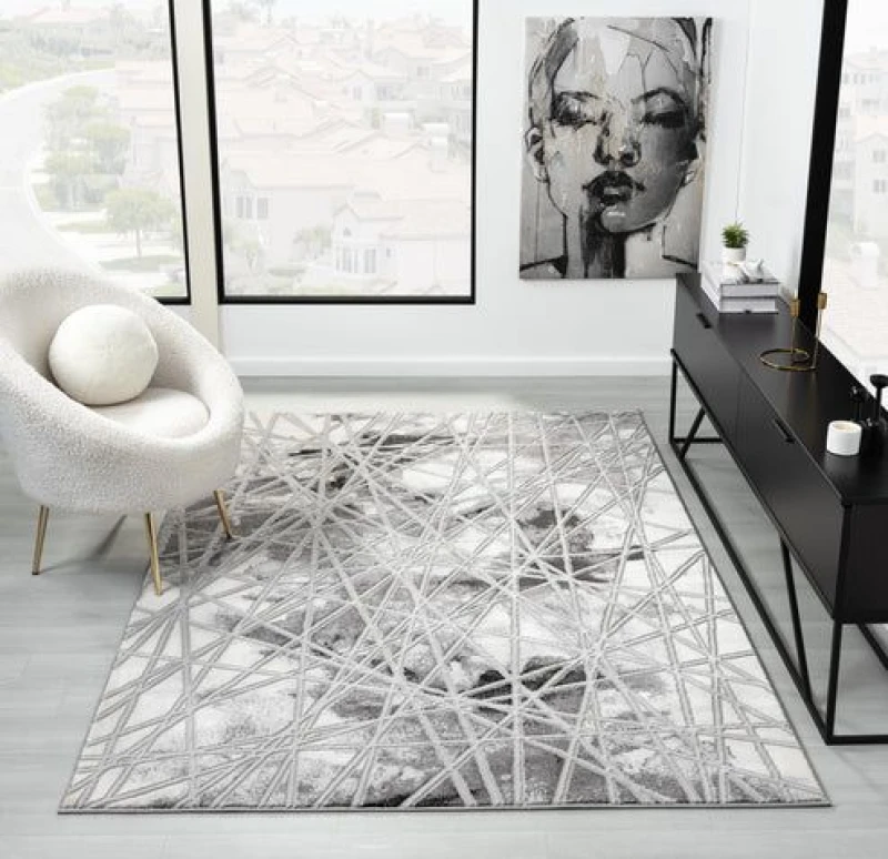 Image of The Linen Consultancy The Linen Consultancy TLC 5 Star Hotel Concept Bianco Rug Grey Size: 120cm x 170cm Grey 120cm x 170cm Unisex 5055597876519