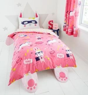 image of Catherine Lansfield Super Bunny Easycare Bedding Set Single