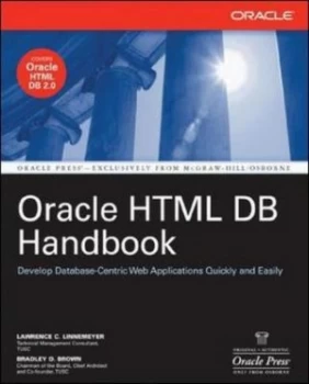 Image of Oracle Html Db Handbook by Lawrence C Linnemeyer Paperback