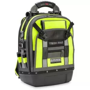 Image of Tech Pac Hi-Viz Yellow Backpack Tool Bag - n/a - Veto Pro Pac