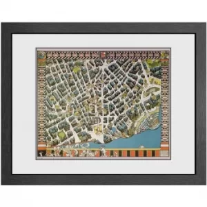 image of Transport For London Stylised Map Print