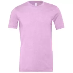 Image of Bella + Canvas Adults Unisex Heather CVC T-Shirt (M) (Lilac Heather)