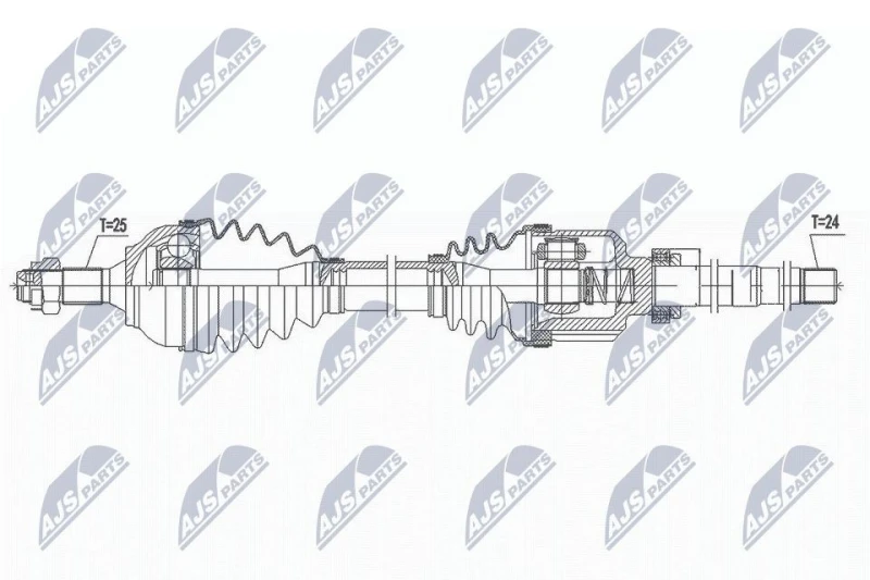 Image of NTY Drive shaft NTY NPW-CT-111